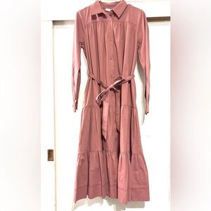 NWT Jacquie the Label Tiered Midi Dress